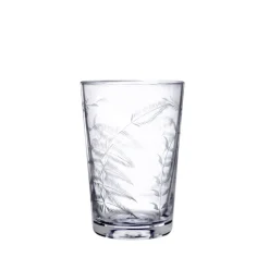 The Vintage List Glassware|Crystal Tumblers with Fern Design, Set of Six