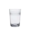 The Vintage List Glassware|Crystal Tumblers with Ovals Design, Set of Six