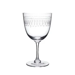 The Vintage List Glassware|Crystal Wine Glasses with Ovals Design