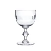 The Vintage List Glassware|Crystal Wine Goblets with Lens Design, Set of Four