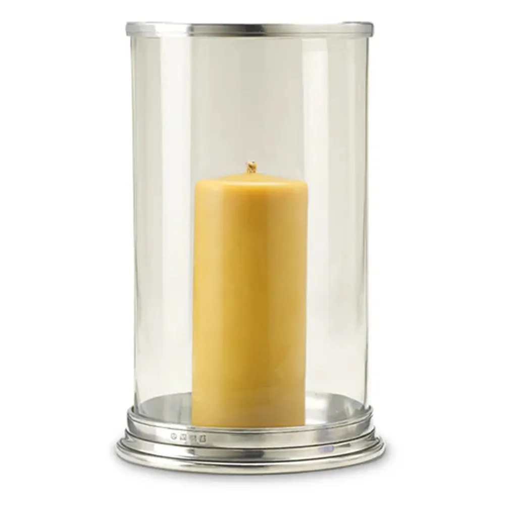 Match Silver|Candles|Cylinder Hurricane