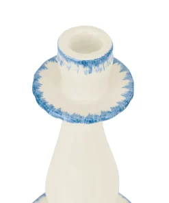 Rebecca Udall Décor|Candles|Daisy Candlestick in Denim