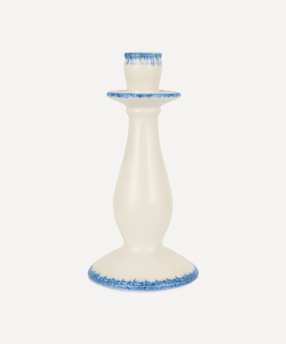 Rebecca Udall Décor|Candles|Daisy Candlestick in Denim