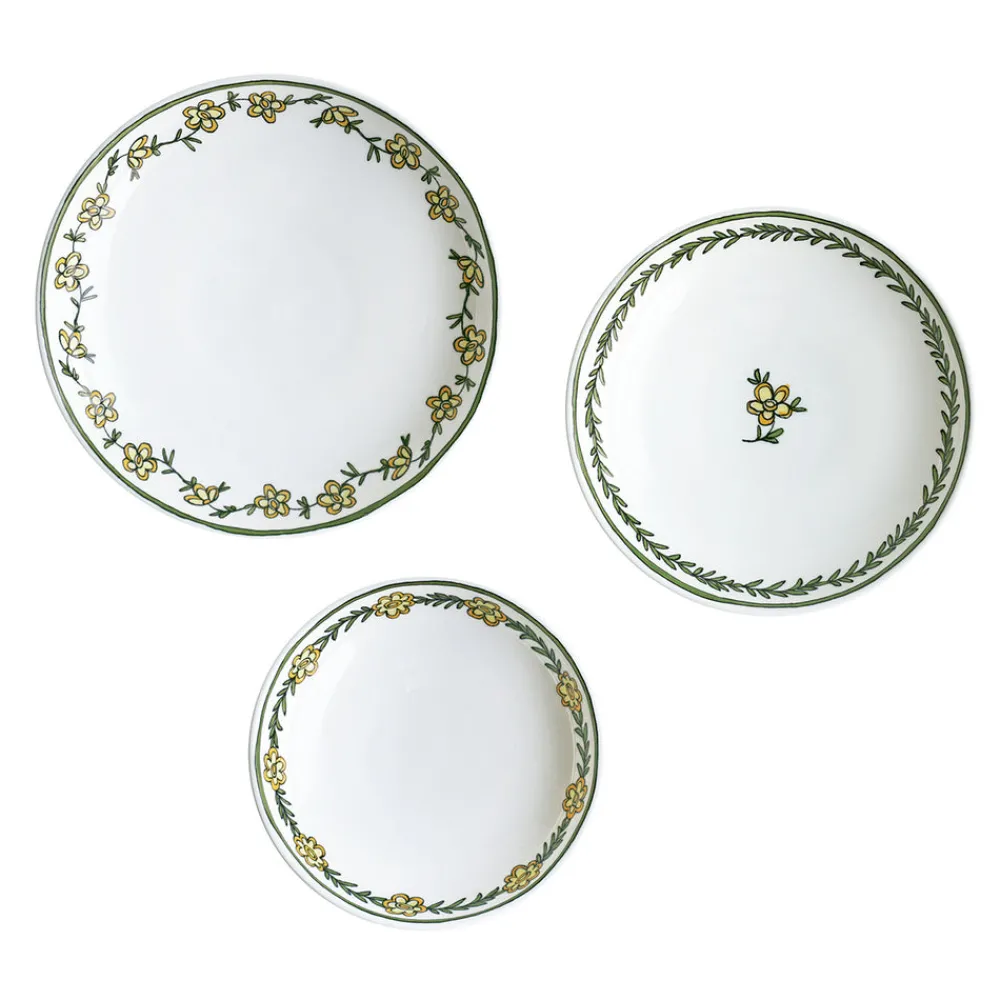 Twig NY Dinnerware|Daisy Chain Set of 3, Canapé Dishes