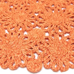 Caravan Place Settings & Linens|Daisy Jute 15" Round Placemat in Natural, Set of 4