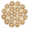 Kim Seybert Place Settings & Linens|Daisy Placemat in Natural & Ivory, Set of 4