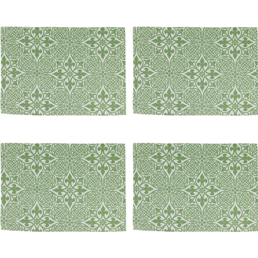 VIETRI Place Settings & Linens|Damask Placemats, Set of 4