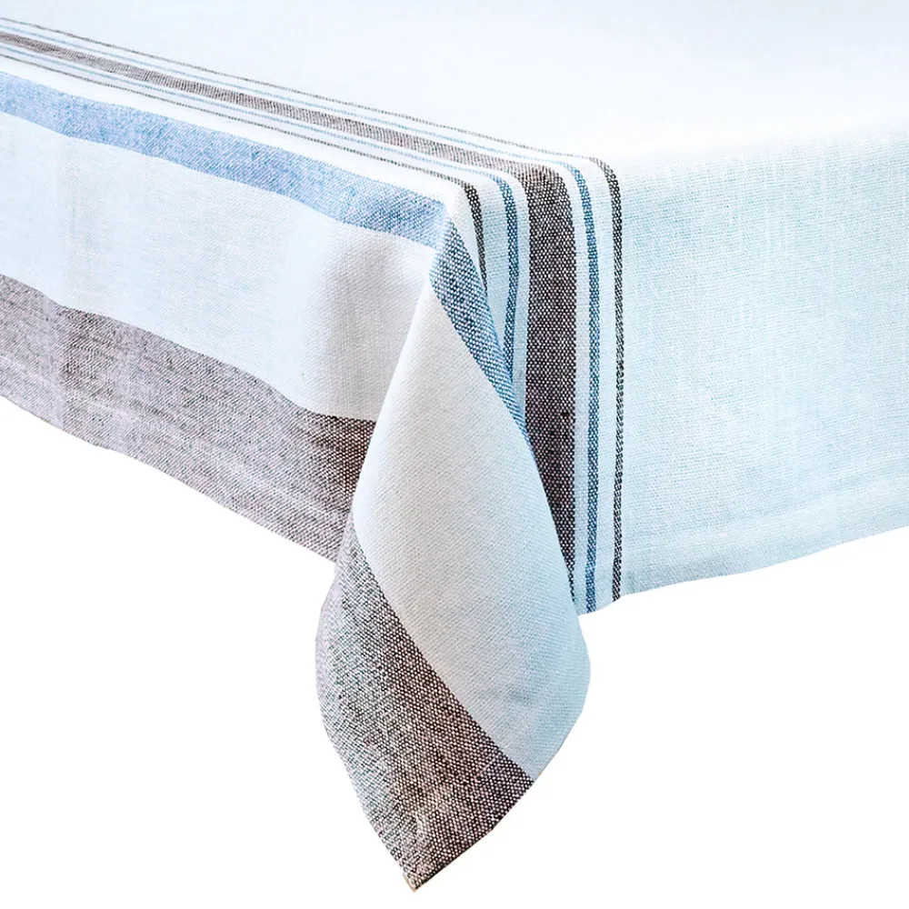 Juliska Place Settings & Linens|Danish Stripe 52" Table Square in Taupe