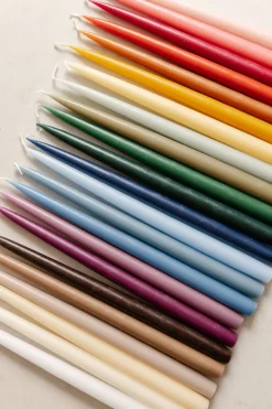 Rebecca Udall Candles|Danish Taper Candles in Amber, Set of 6