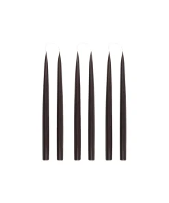 Rebecca Udall Candles|Danish Taper Candles in Chocolate Brown, Set of 6