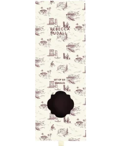 Rebecca Udall Candles|Danish Taper Candles in Chocolate Brown, Set of 6