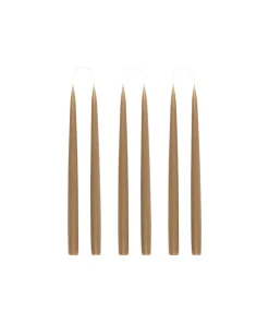 Rebecca Udall Candles|Danish Taper Candles in Nougat, Set of 6