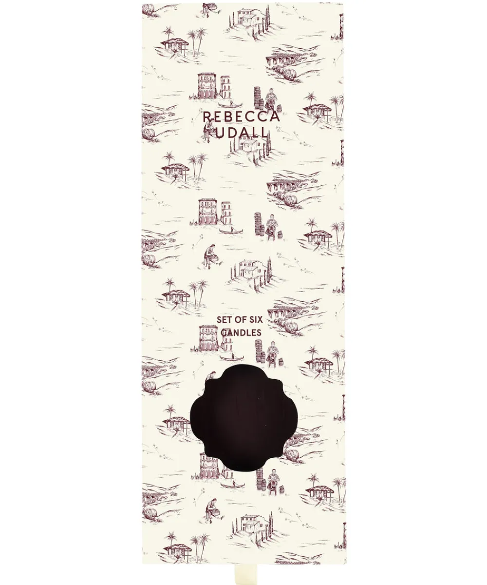 Rebecca Udall Candles|Danish Taper Candles in Pastel Yellow, Set of 6