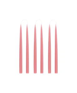 Rebecca Udall Candles|Danish Taper Candles in Rose, Set of 6