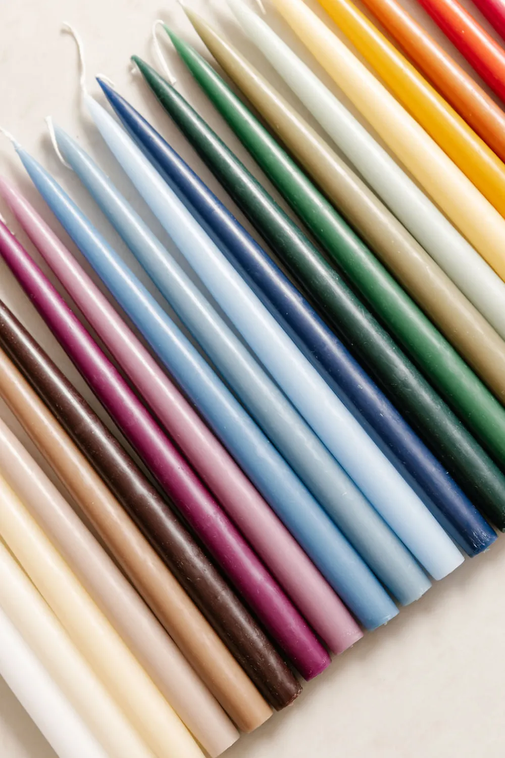 Rebecca Udall Candles|Danish Taper Candles in Soft White, Set of 6