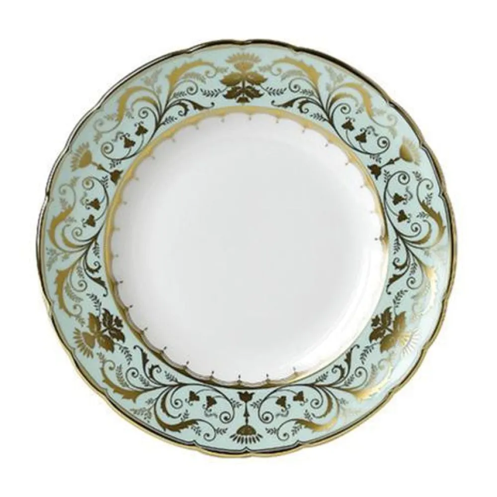 Royal Crown Derby Glassware|Darley Abbey Dinnerware in Mint Green