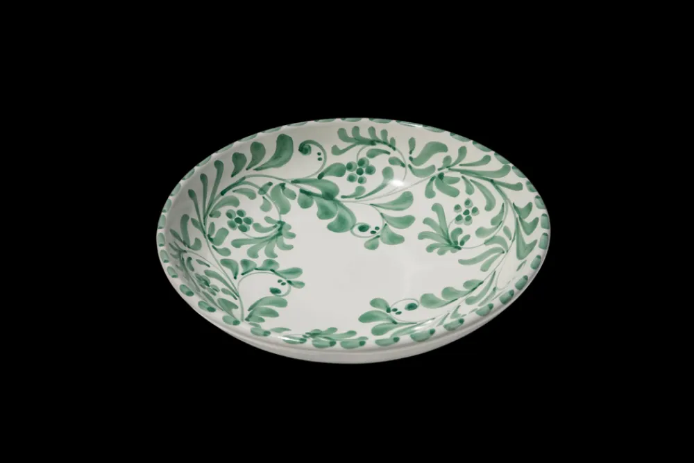 Piano Piano Dinnerware|Deep Pasta Plate in Verde