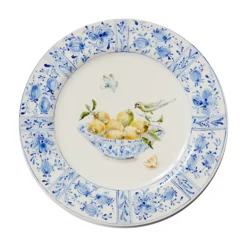 Laboratorio Paravicini Dinnerware|Delft Plates in Lemons, Set of 4