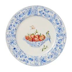 Laboratorio Paravicini Dinnerware|Delft Plates in Pomegranates, Set of 4