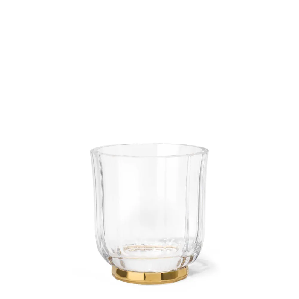 AERIN Candles|Delmara Crystal Votive Holder, Hurricane