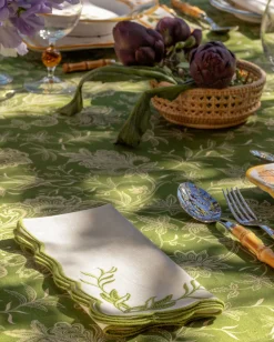 Cabana Place Settings & Linens|DESTREE x Embroidered Napkin