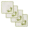 Cabana Place Settings & Linens|DESTREE x Embroidered Cocktail Napkins, Set of 4