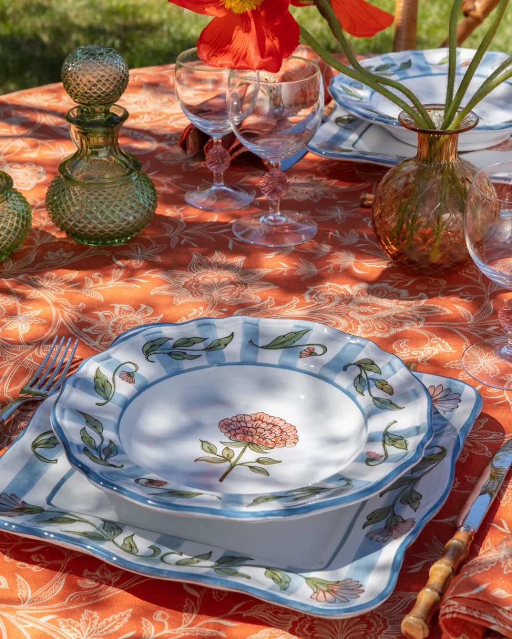 Cabana Dinnerware|DESTREE x Soup Plate in Light Blue