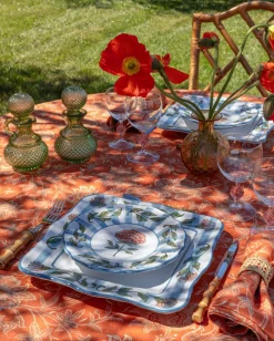 Cabana Place Settings & Linens|DESTREE x Tablecloth in Orange
