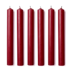 Issy Granger Candles|Dinner Candles in Aster Red