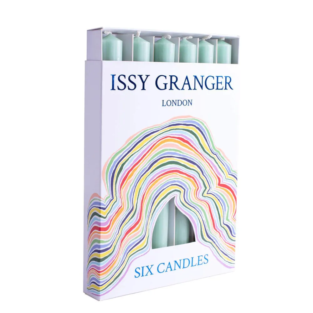 Issy Granger Candles|Dinner Candles in Hellebore Green
