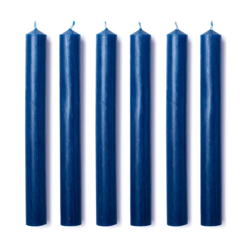 Issy Granger Candles|Dinner Candles in Lupin Blue