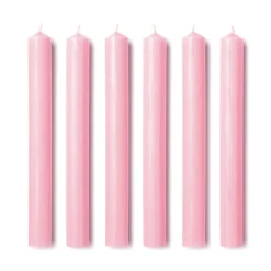 Issy Granger Candles|Dinner Candles in Marguerite Pink