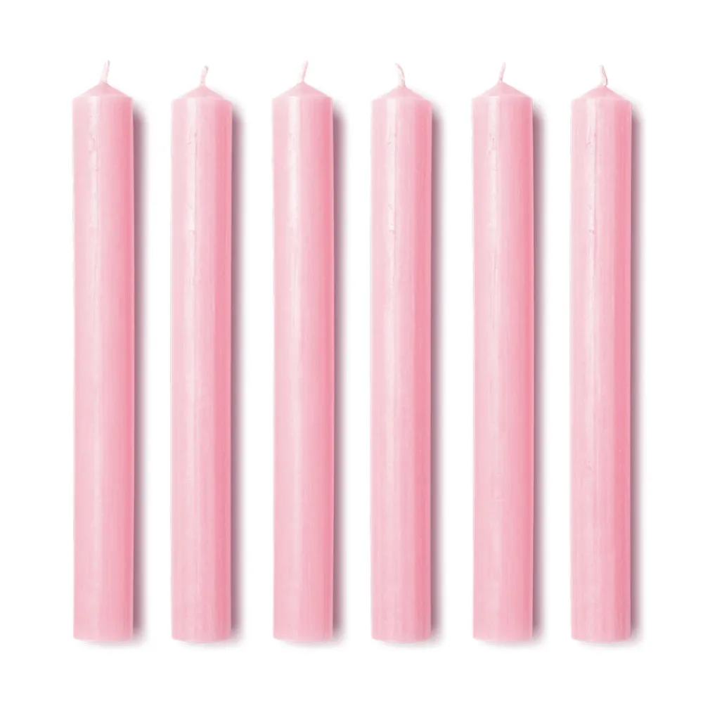Issy Granger Candles|Dinner Candles in Marguerite Pink