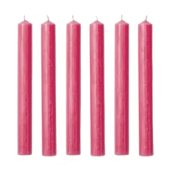 Issy Granger Candles|Dinner Candles in Raspberry Pink