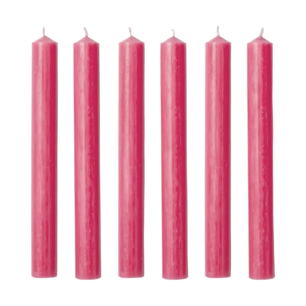 Issy Granger Candles|Dinner Candles in Raspberry Pink
