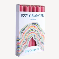 Issy Granger Candles|Dinner Candles in Raspberry Pink