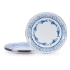 Golden Rabbit Dinnerware|Dinner Plates in Fish Camp, Set of 4