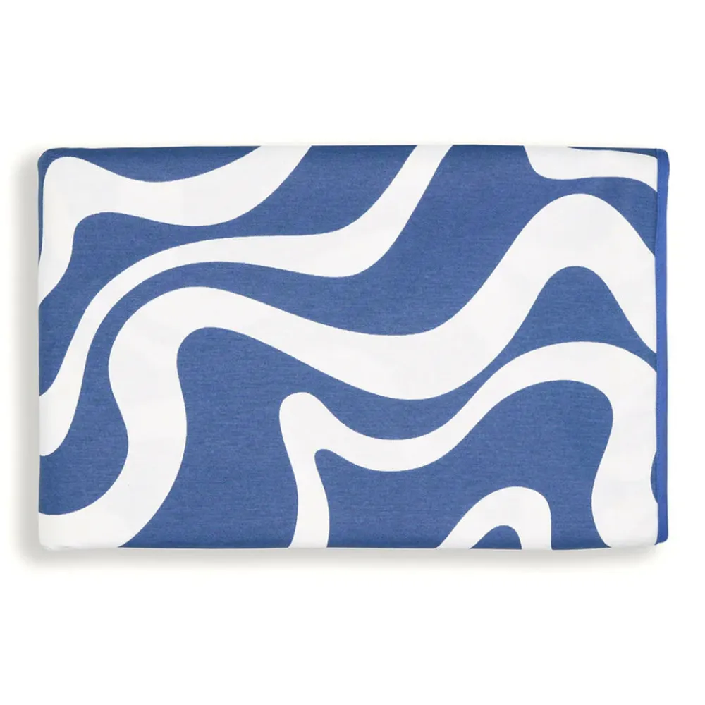 Loulou La Dune Place Settings & Linens|Doris In Navy Tablecloth