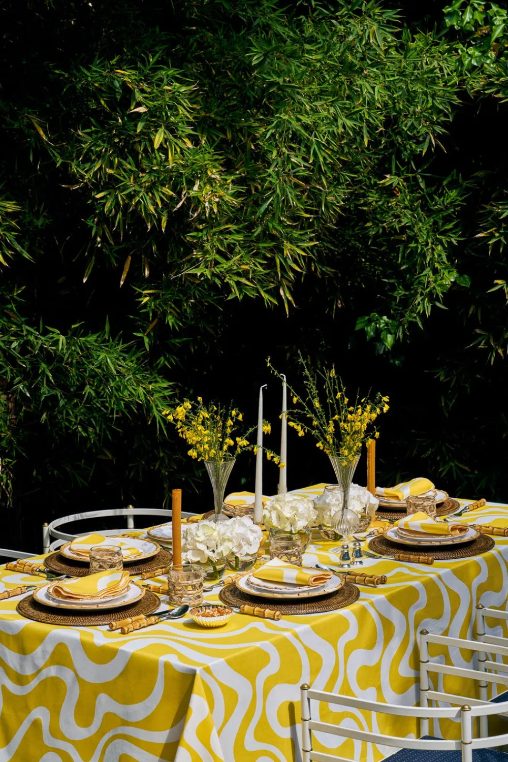 Loulou La Dune Place Settings & Linens|Doris Napkins Yellow, Set Of 4