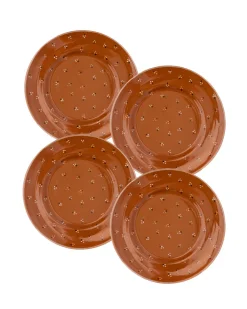 Sharland England Dinnerware|Dotty Dinner Plate, Set of 4