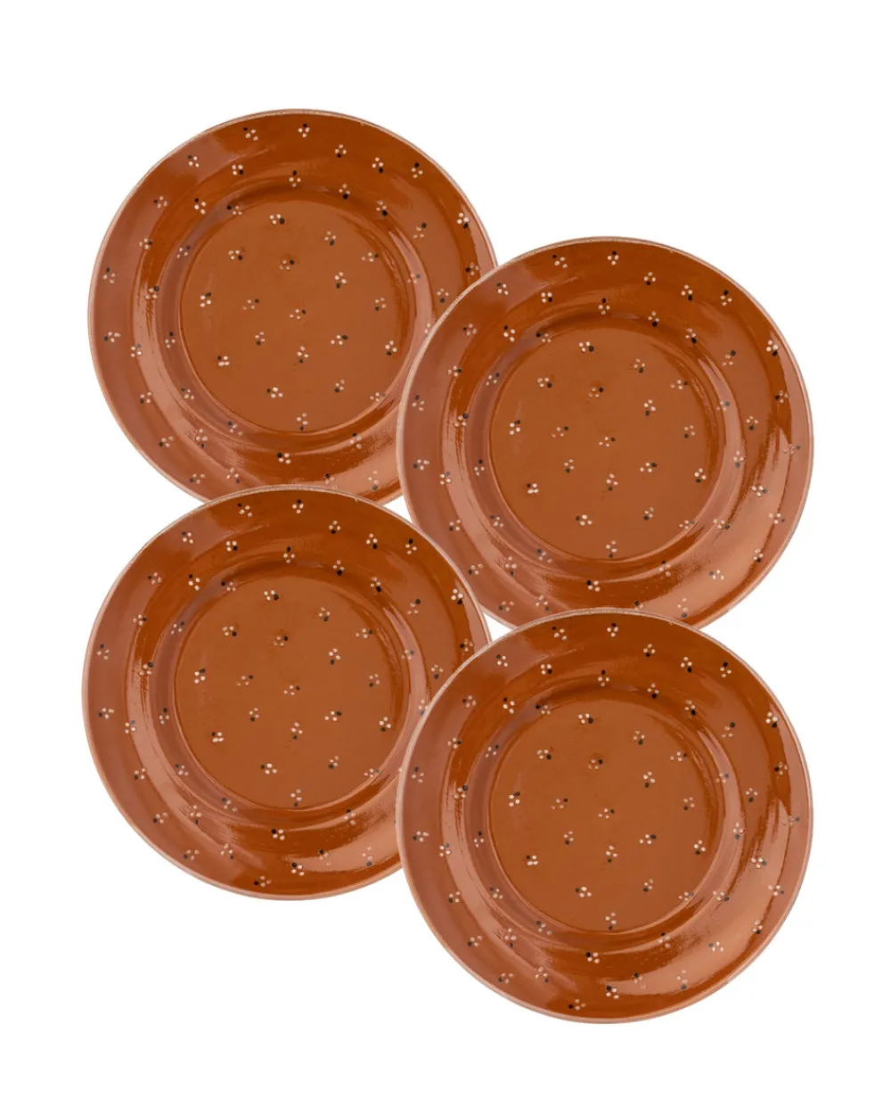 Sharland England Dinnerware|Dotty Dinner Plate, Set of 4