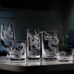 Caskata Glassware|Dragon Tall Drink Glasses