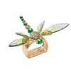 Kim Seybert Place Settings & Linens|Dragonfly Napkin Ring in Green, Set of 4 in a Gift Box
