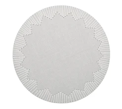 Kim Seybert Place Settings & Linens|Dream Weaver Placemat in Gray & White, Set of 4