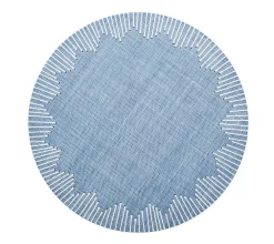 Kim Seybert Place Settings & Linens|Dream Weaver Placemat in Blue & White, Set of 4