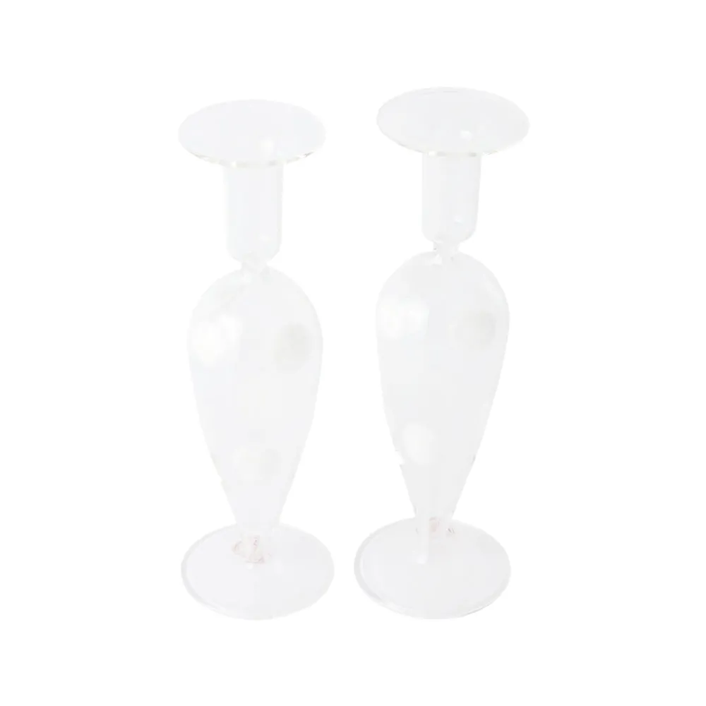 VIETRI Candles|Drop Candlesticks, Set of 2