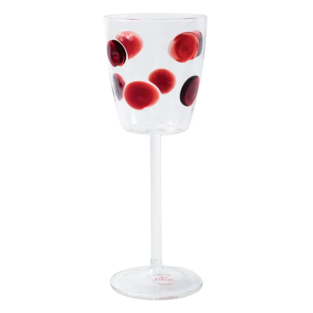 VIETRI Glassware|Drop Red Wine Glass
