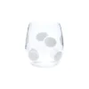 VIETRI Glassware|Drop White Stemless Wine Glass