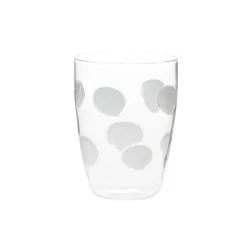 VIETRI Glassware|Drop White Tall Tumbler