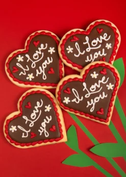 Empire Cake Pantry|Décor|Dutch Heart Sugar Cookies, Set of 12